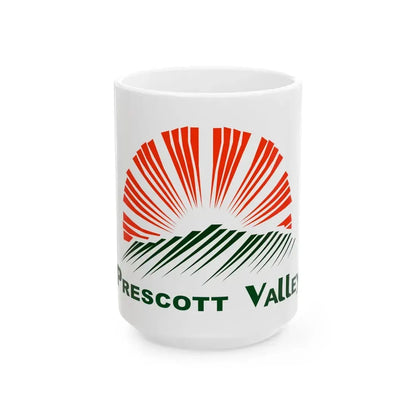 Flag of Prescott Valley Arizona (United States) White Coffee Mug 15oz - Go Mug Yourself