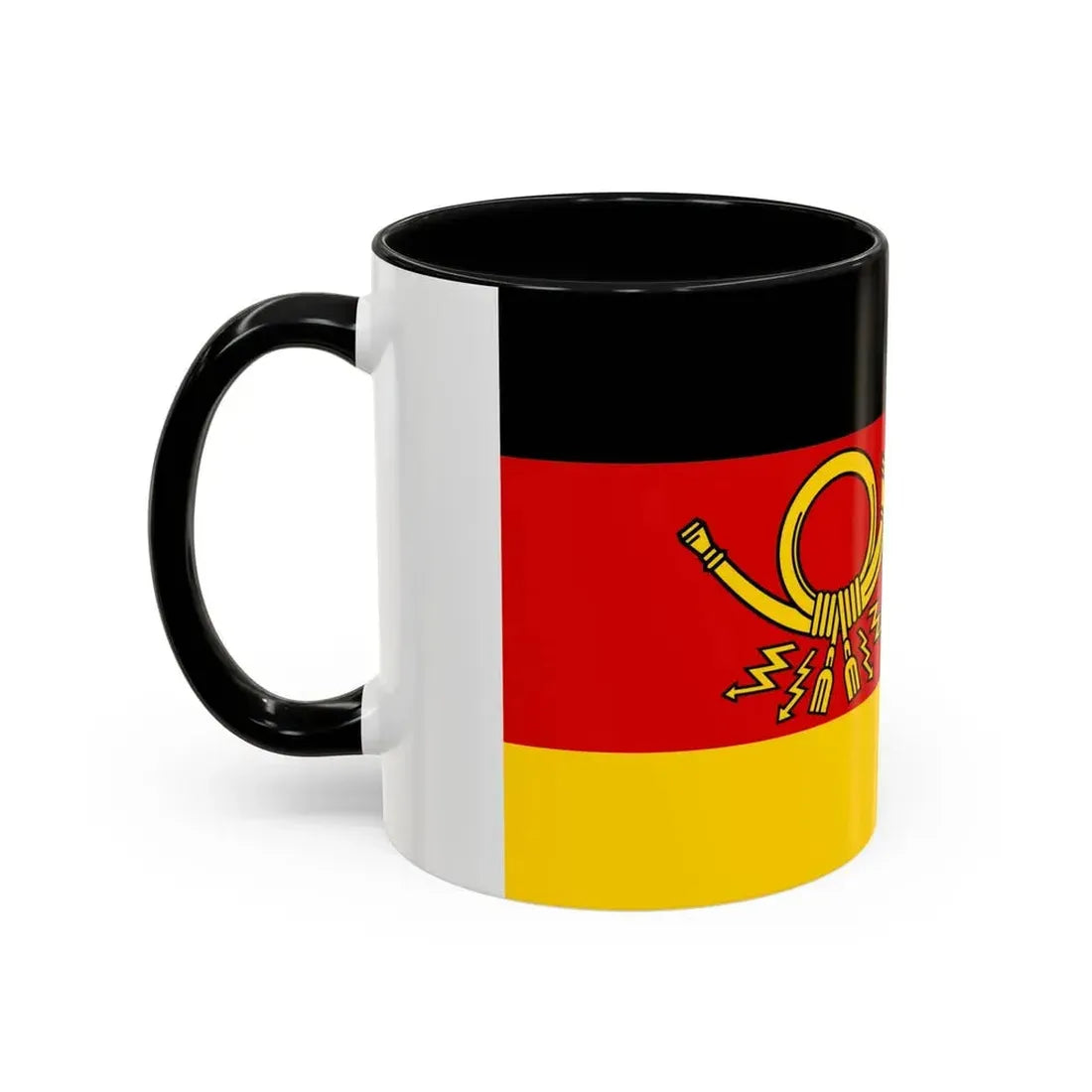 Flag of President of Deutsche Bundespost Germany - Accent Coffee Mug - Go Mug Yourself