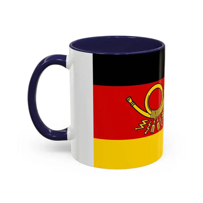 Flag of President of Deutsche Bundespost Germany - Accent Coffee Mug - Go Mug Yourself