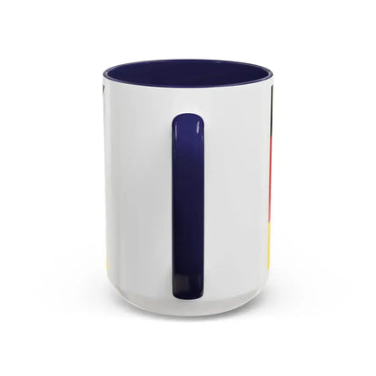 Flag of President of Deutsche Bundespost Germany - Accent Coffee Mug - Go Mug Yourself