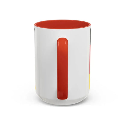 Flag of President of Deutsche Bundespost Germany - Accent Coffee Mug - Go Mug Yourself
