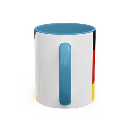 Flag of President of Deutsche Bundespost Germany - Accent Coffee Mug - Go Mug Yourself