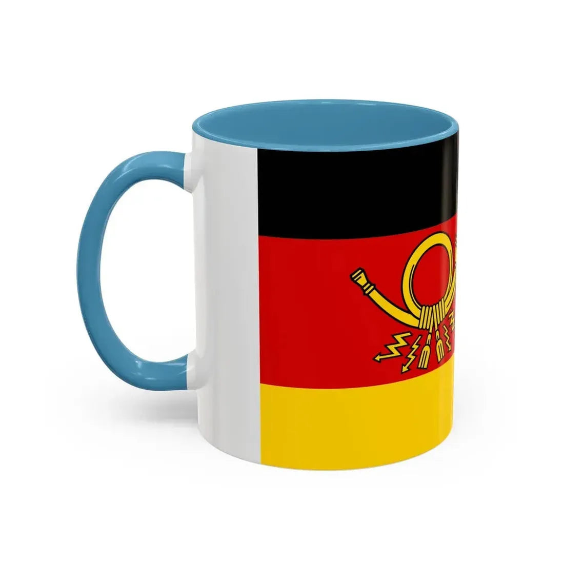 Flag of President of Deutsche Bundespost Germany - Accent Coffee Mug - Go Mug Yourself