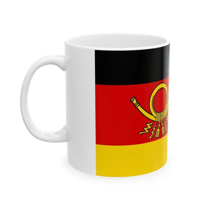 Flag of President of Deutsche Bundespost Germany - White Coffee Mug - Go Mug Yourself