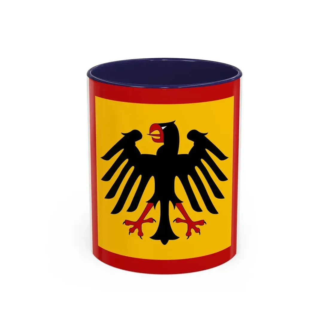 Flag of President of Germany Germany - Accent Coffee Mug 11oz Navy - Go Mug Yourself