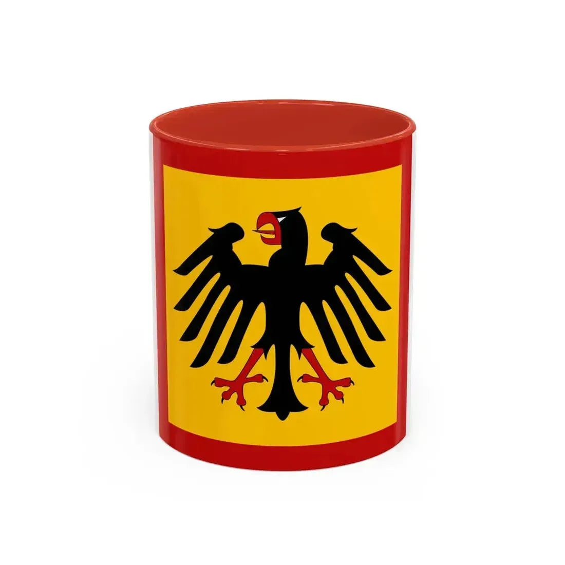 Flag of President of Germany Germany - Accent Coffee Mug 11oz Red - Go Mug Yourself