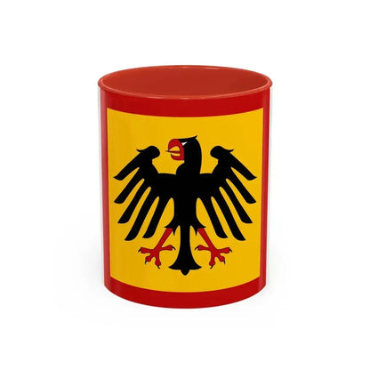 Flag of President of Germany Germany - Accent Coffee Mug 11oz Red - Go Mug Yourself