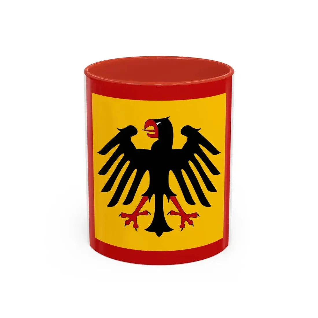 Flag of President of Germany Germany - Accent Coffee Mug 11oz Red - Go Mug Yourself