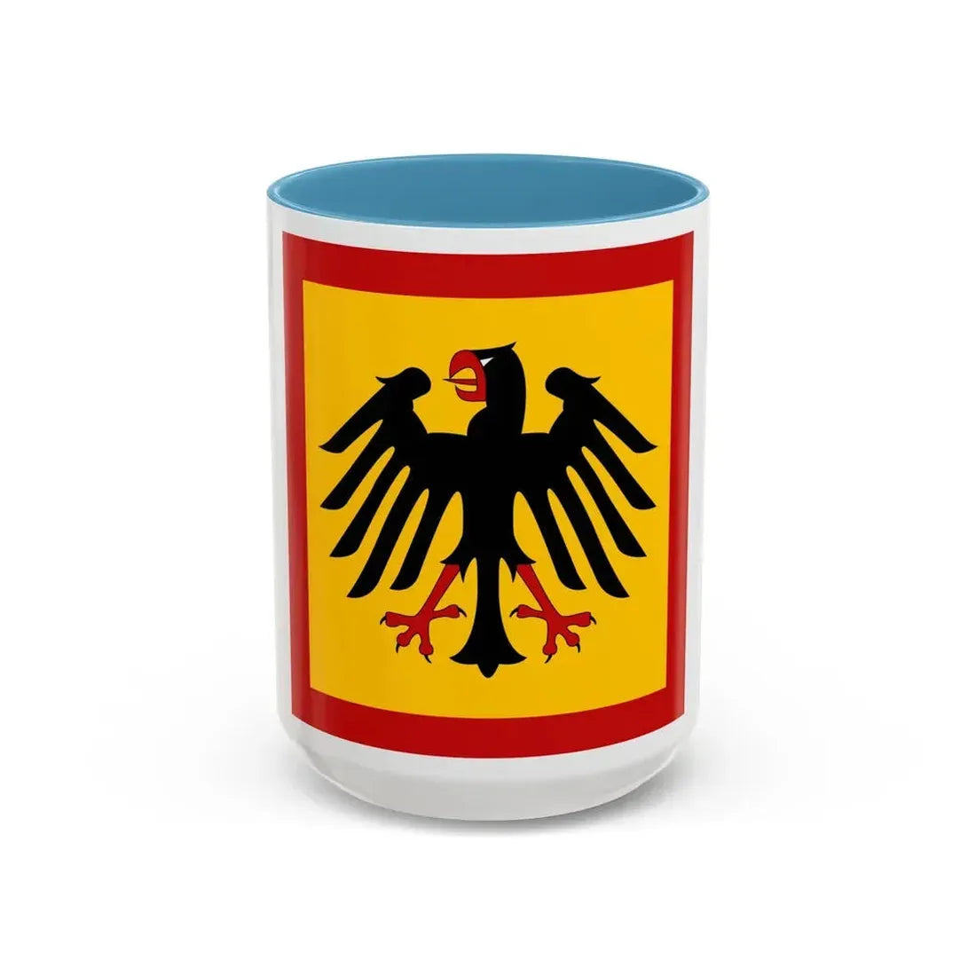 Flag of President of Germany Germany - Accent Coffee Mug 15oz Light Blue - Go Mug Yourself