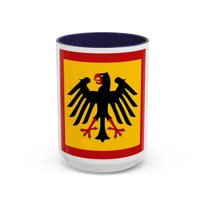 Flag of President of Germany Germany - Accent Coffee Mug 15oz Navy - Go Mug Yourself
