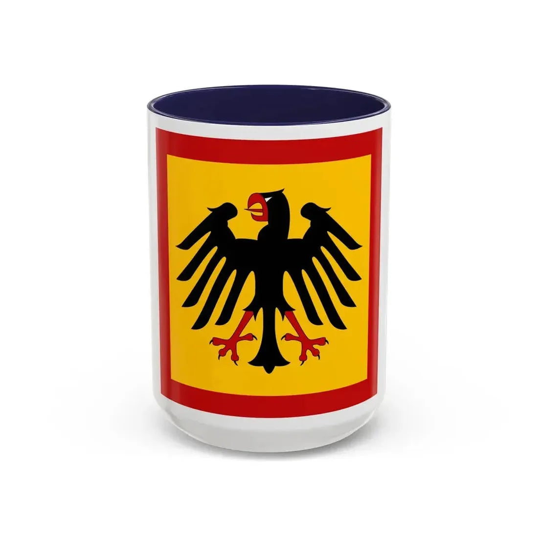 Flag of President of Germany Germany - Accent Coffee Mug 15oz Navy - Go Mug Yourself