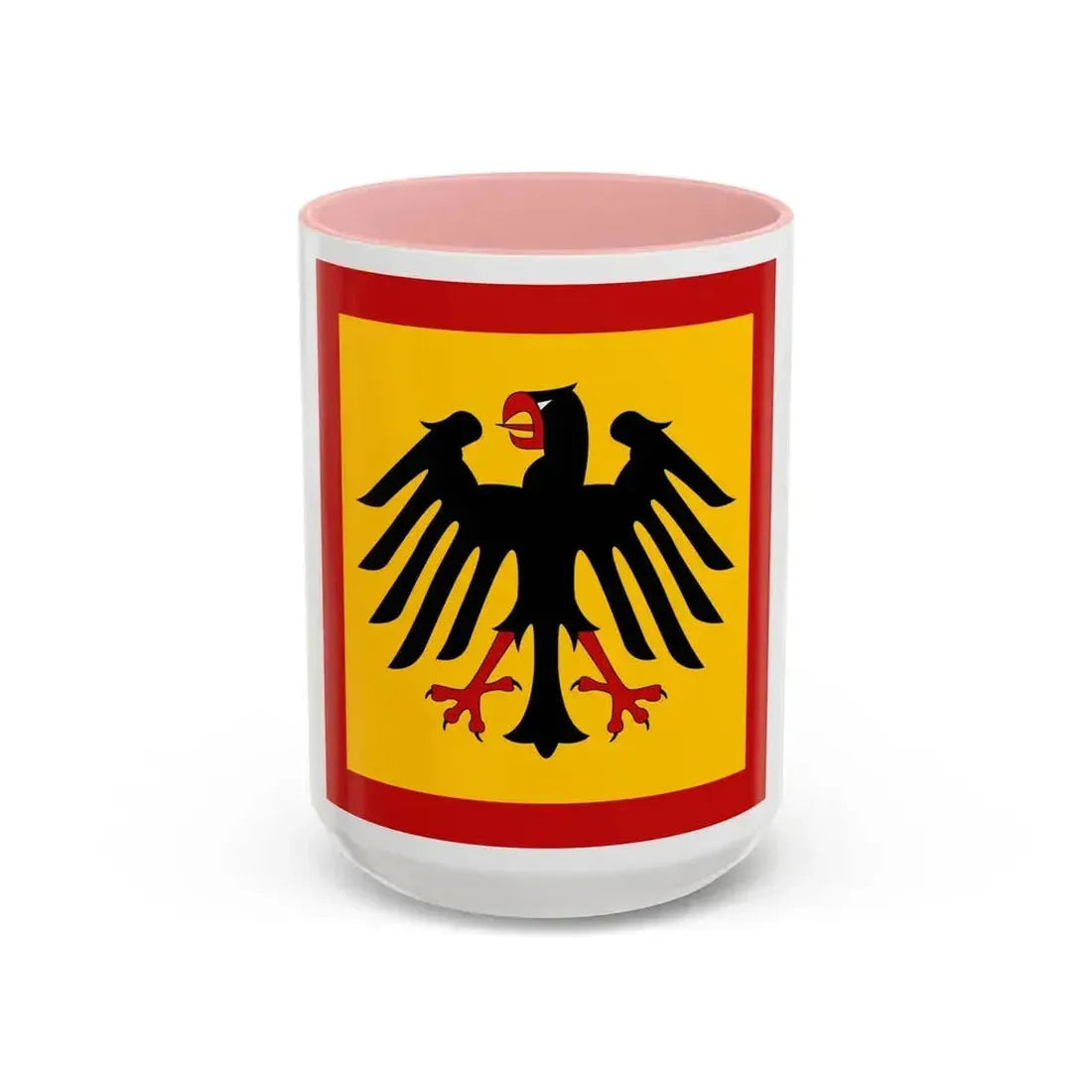 Flag of President of Germany Germany - Accent Coffee Mug 15oz Pink - Go Mug Yourself