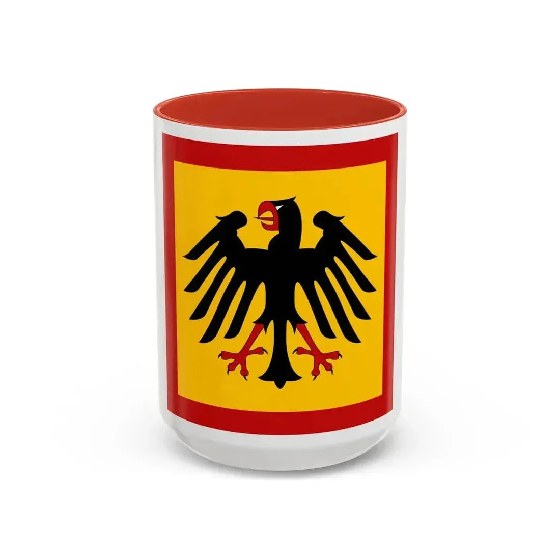 Flag of President of Germany Germany - Accent Coffee Mug 15oz Red - Go Mug Yourself