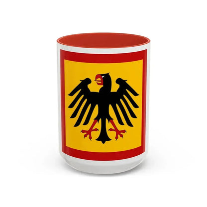 Flag of President of Germany Germany - Accent Coffee Mug 15oz Red - Go Mug Yourself
