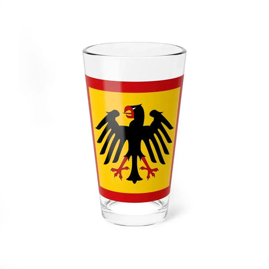 Flag of President of Germany Germany - Pint Glass 16oz 16oz - Go Mug Yourself