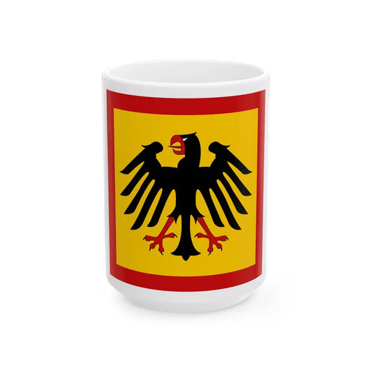 Flag of President of Germany Germany - White Coffee Mug-15oz-Go Mug Yourself