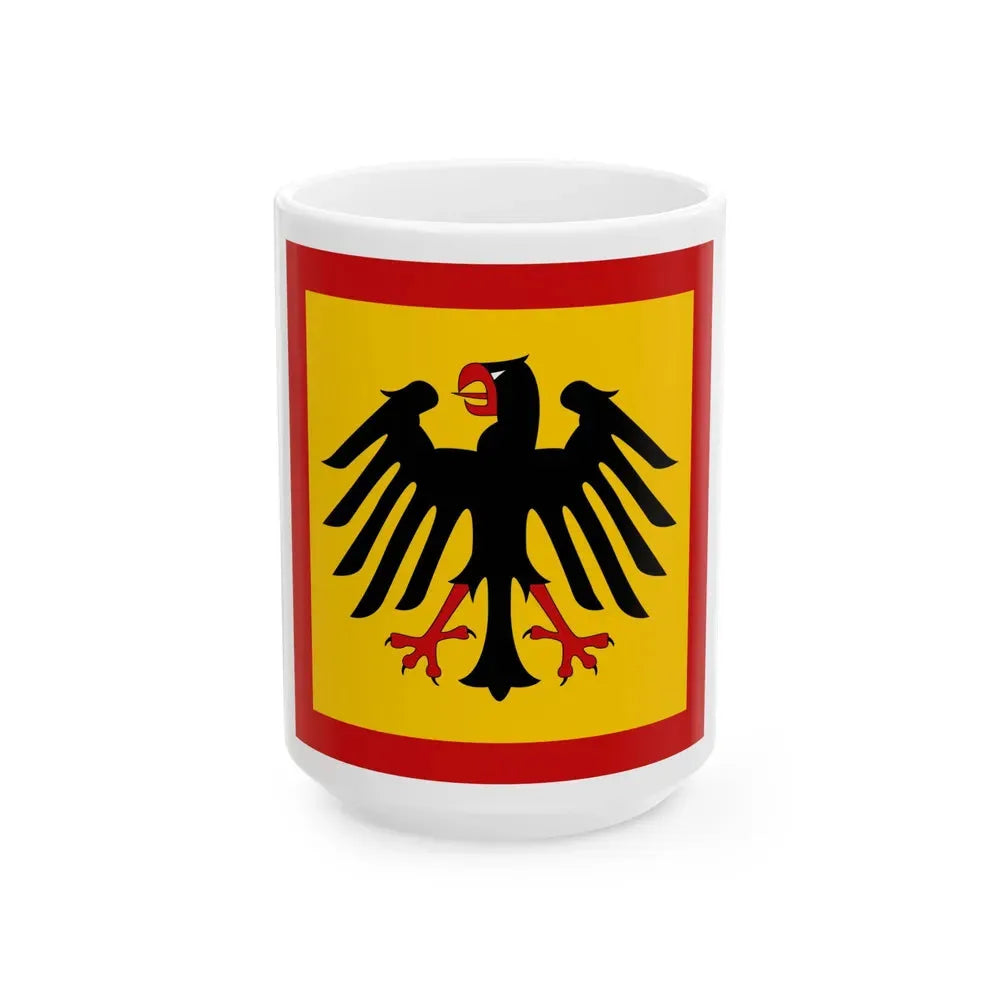 Flag of President of Germany Germany - White Coffee Mug 15oz - Go Mug Yourself