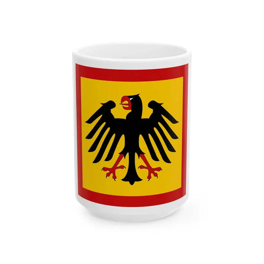 Flag of President of Germany Germany - White Coffee Mug 15oz - Go Mug Yourself
