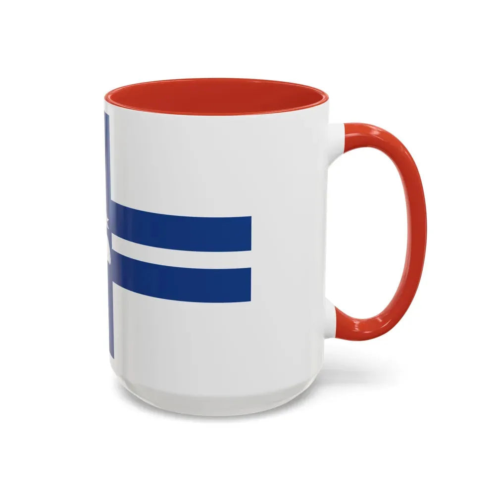 Flag of Preston UK - Accent Coffee Mug - Go Mug Yourself