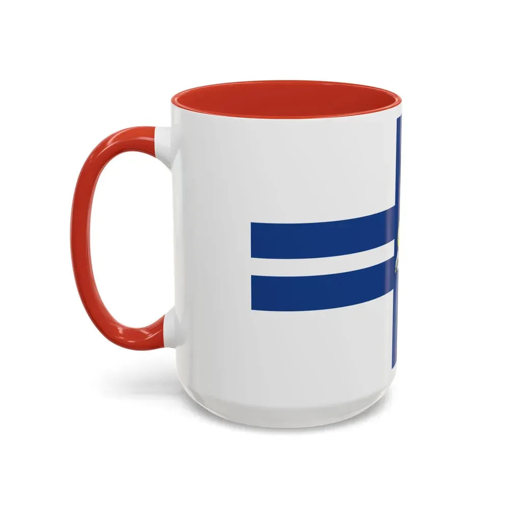 Flag of Preston UK - Accent Coffee Mug - Go Mug Yourself