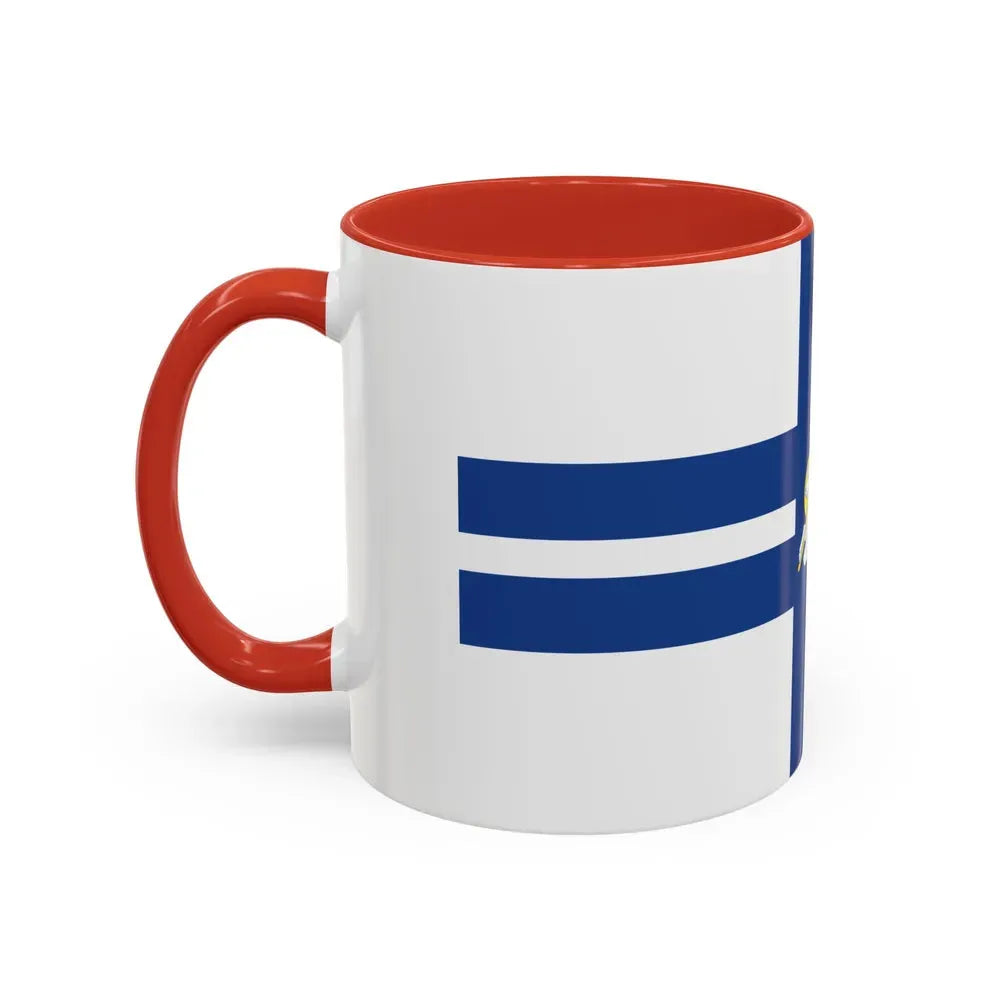 Flag of Preston UK - Accent Coffee Mug - Go Mug Yourself
