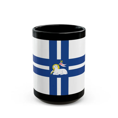 Flag of Preston UK - Black Coffee Mug-15oz-Go Mug Yourself