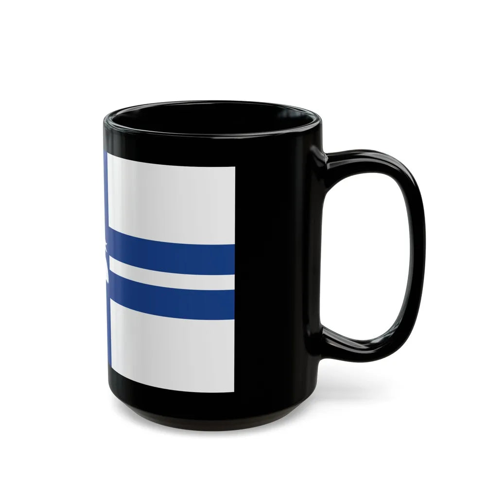 Flag of Preston UK - Black Coffee Mug-Go Mug Yourself