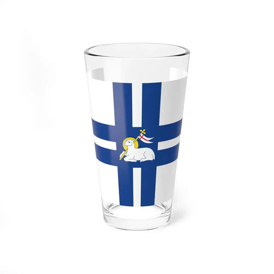 Flag of Preston UK - Pint Glass 16oz 16oz - Go Mug Yourself