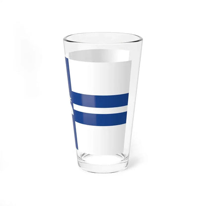 Flag of Preston UK - Pint Glass 16oz - Go Mug Yourself