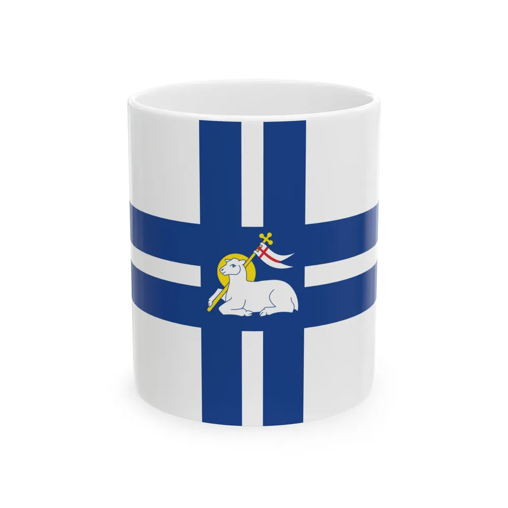 Flag of Preston UK - White Coffee Mug-11oz-Go Mug Yourself