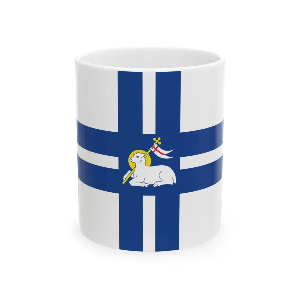 Flag of Preston UK - White Coffee Mug 11oz - Go Mug Yourself