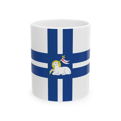 Flag of Preston UK - White Coffee Mug 11oz - Go Mug Yourself