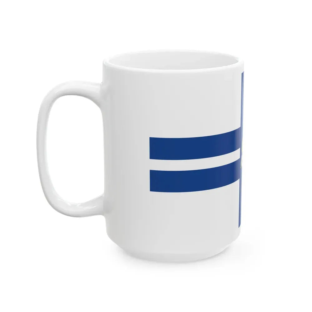 Flag of Preston UK - White Coffee Mug - Go Mug Yourself
