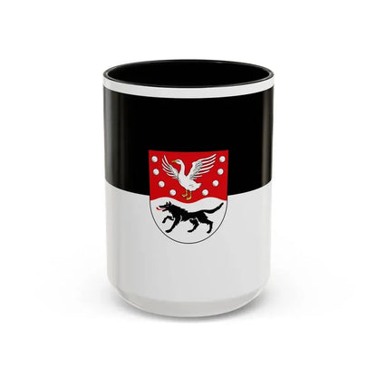 Flag of Prignitz Germany - Accent Coffee Mug 15oz Black - Go Mug Yourself