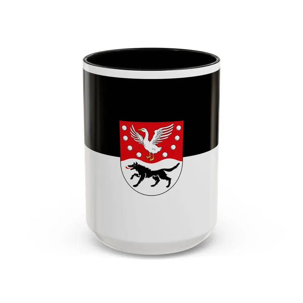 Flag of Prignitz Germany - Accent Coffee Mug 15oz Black - Go Mug Yourself