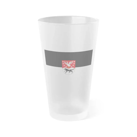 Flag of Prignitz Germany - Frosted Pint Glass 16oz 16oz Frosted - Go Mug Yourself