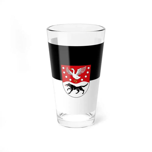 Flag of Prignitz Germany - Pint Glass 16oz 16oz - Go Mug Yourself