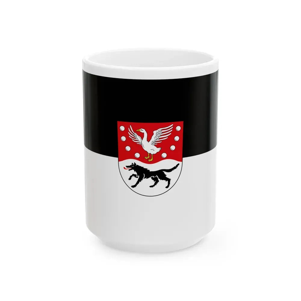 Flag of Prignitz Germany - White Coffee Mug 15oz - Go Mug Yourself