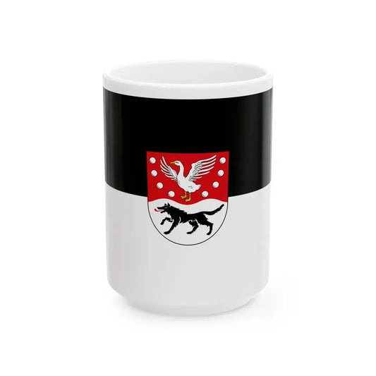 Flag of Prignitz Germany - White Coffee Mug 15oz - Go Mug Yourself