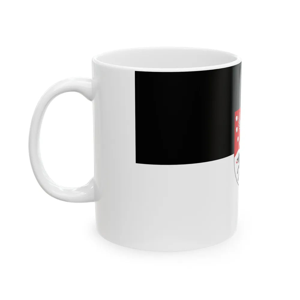 Flag of Prignitz Germany - White Coffee Mug-Go Mug Yourself