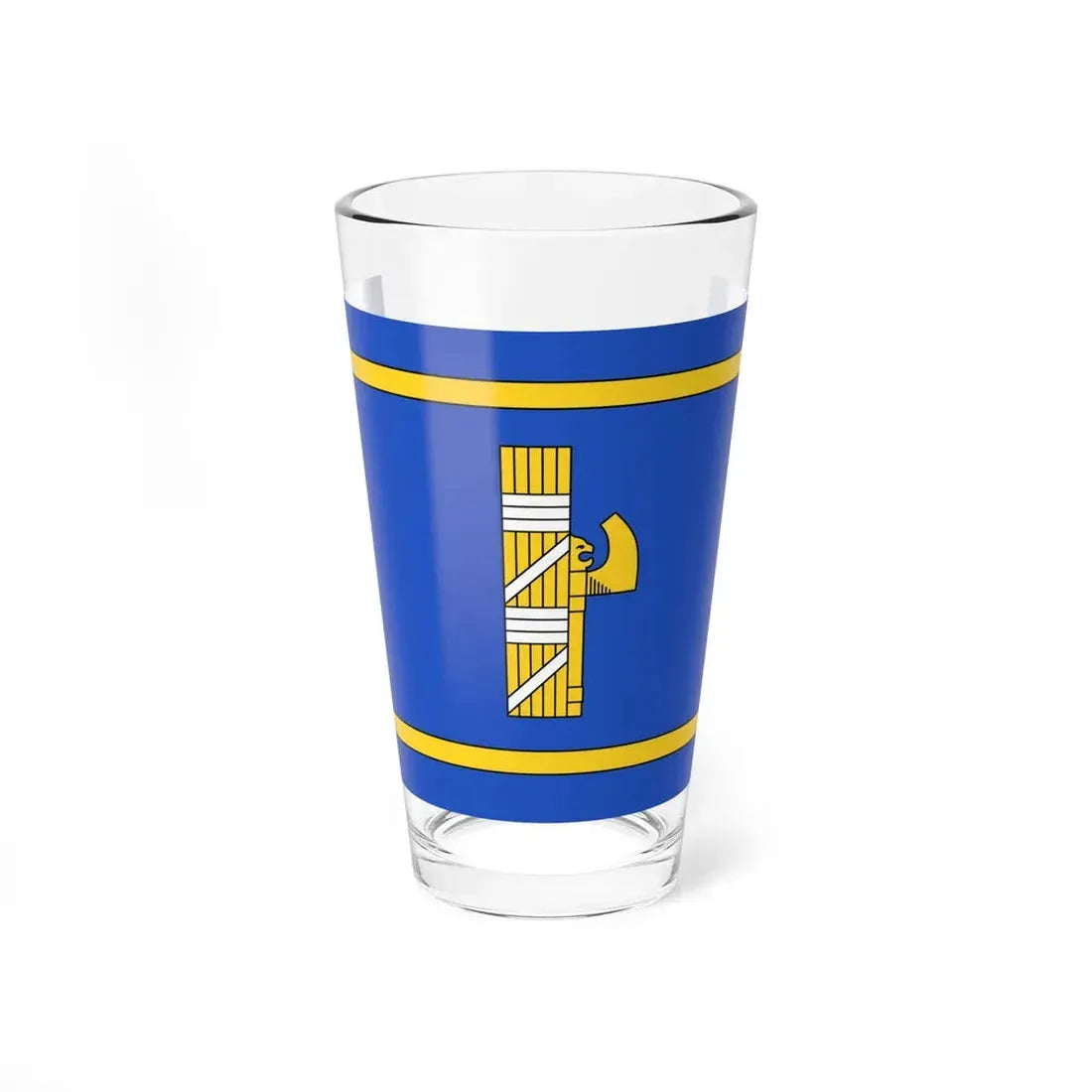 Flag of Prime Minister of Italy 1927-1943 v2 (Italy) Pint Glass 16oz 16oz - Go Mug Yourself