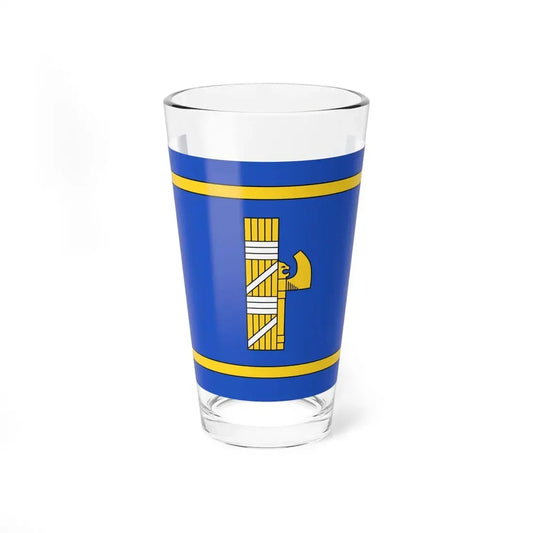 Flag of Prime Minister of Italy 1927-1943 v2 (Italy) Pint Glass 16oz 16oz - Go Mug Yourself