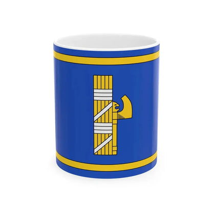 Flag of Prime Minister of Italy 1927-1943 v2 (Italy) White Coffee Mug 11oz - Go Mug Yourself