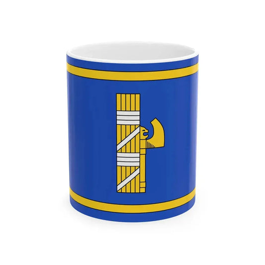 Flag of Prime Minister of Italy 1927-1943 v2 (Italy) White Coffee Mug 11oz - Go Mug Yourself
