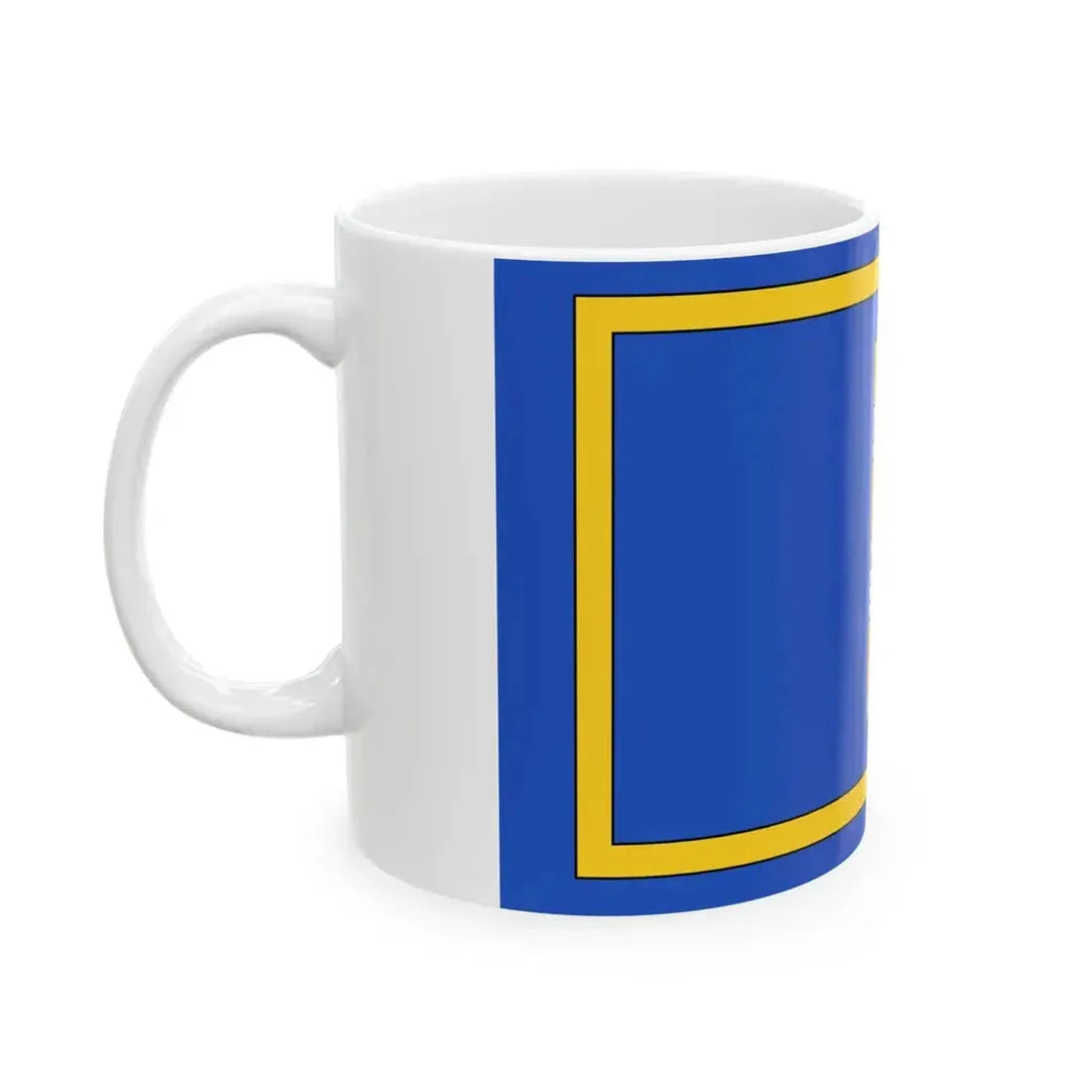 Flag of Prime Minister of Italy 1927-1943 v2 (Italy) White Coffee Mug - Go Mug Yourself