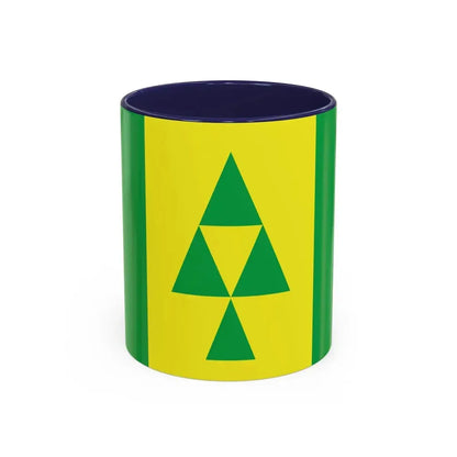 Flag of Prince Albert Saskatchewan Canada - Accent Coffee Mug 11oz Navy - Go Mug Yourself
