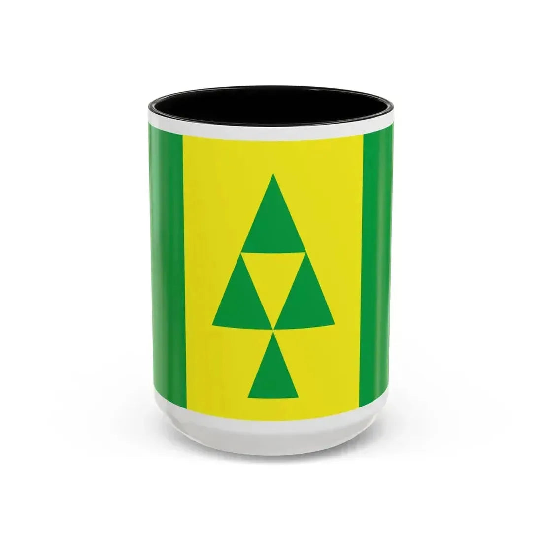 Flag of Prince Albert Saskatchewan Canada - Accent Coffee Mug 15oz Black - Go Mug Yourself