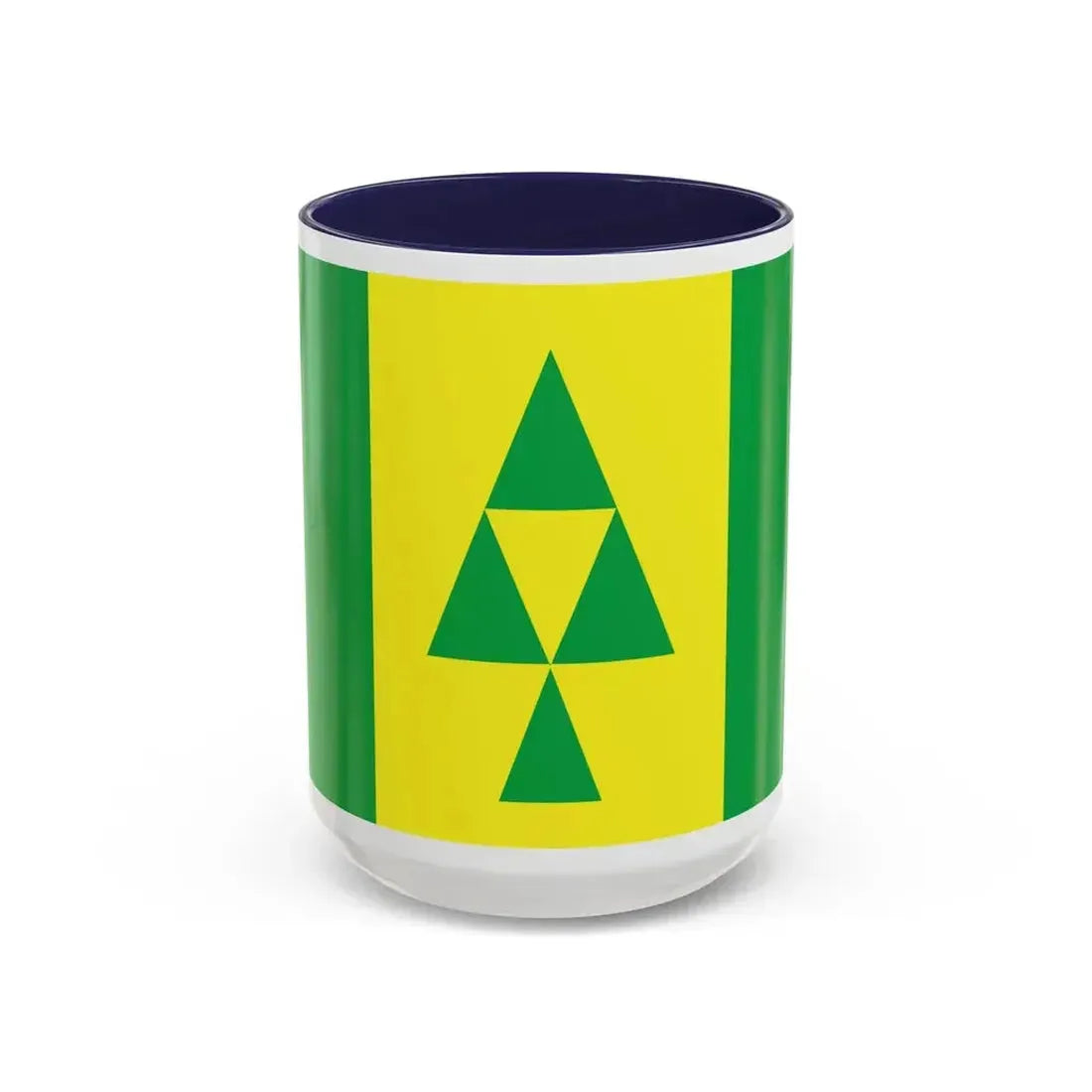 Flag of Prince Albert Saskatchewan Canada - Accent Coffee Mug 15oz Navy - Go Mug Yourself