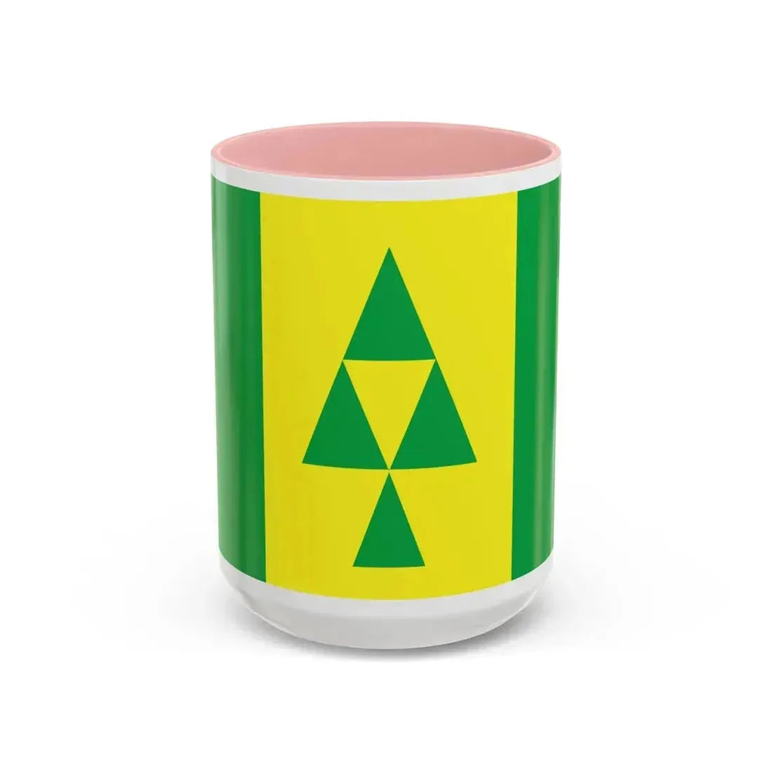 Flag of Prince Albert Saskatchewan Canada - Accent Coffee Mug 15oz Pink - Go Mug Yourself