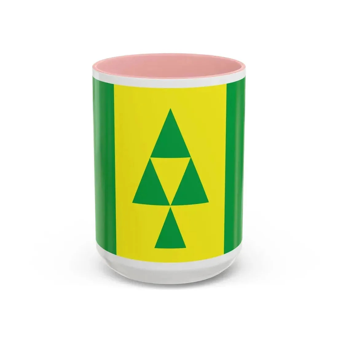 Flag of Prince Albert Saskatchewan Canada - Accent Coffee Mug 15oz Pink - Go Mug Yourself